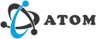 Логотип компании АТОМ