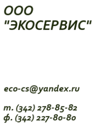 Логотип компании ЭКОСЕРВИС
